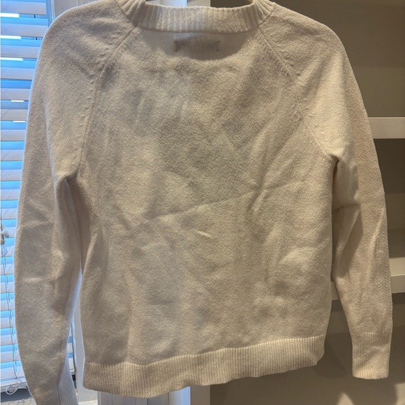 LOFT Valentine’s Day Cream Sweater XS Petite - Picture 3 of 4